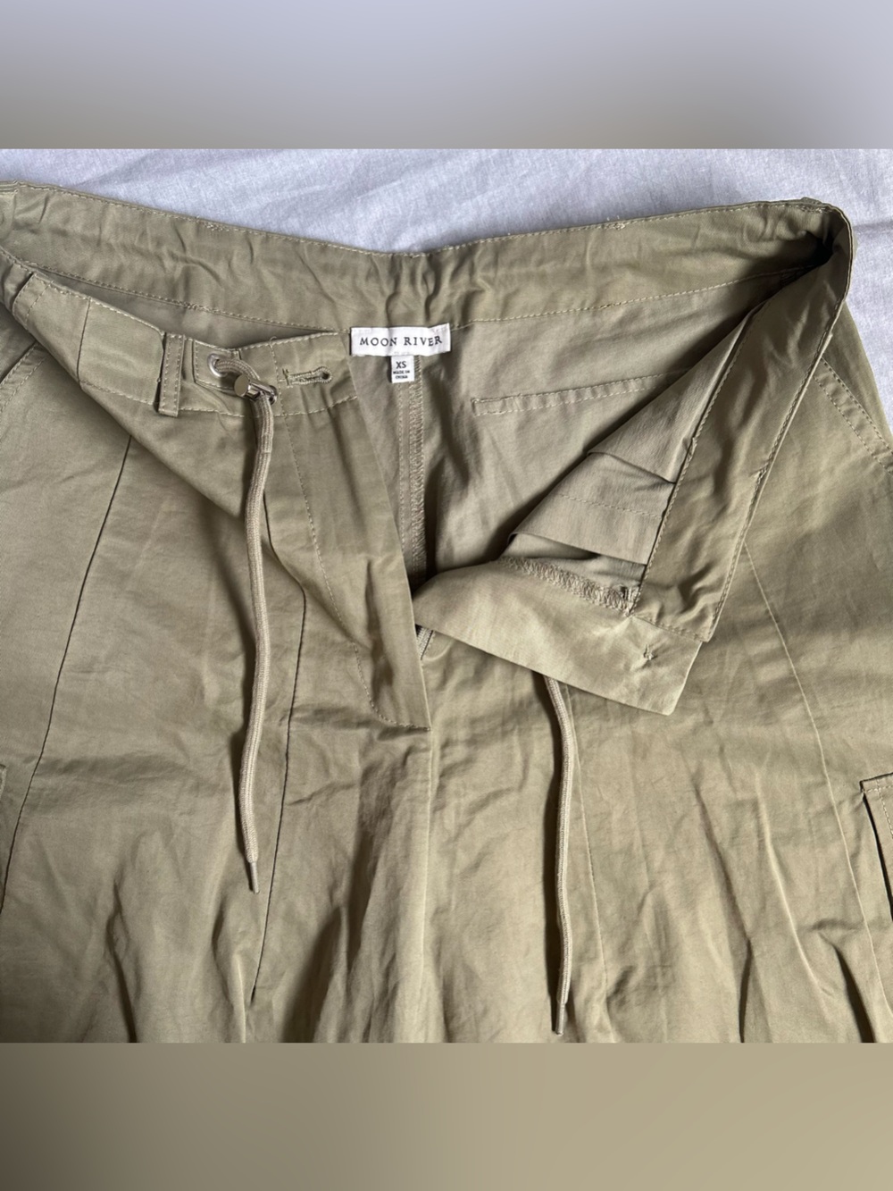 ASOS Cargo Barrel Pants in Olive Green - Picture 7 of 11